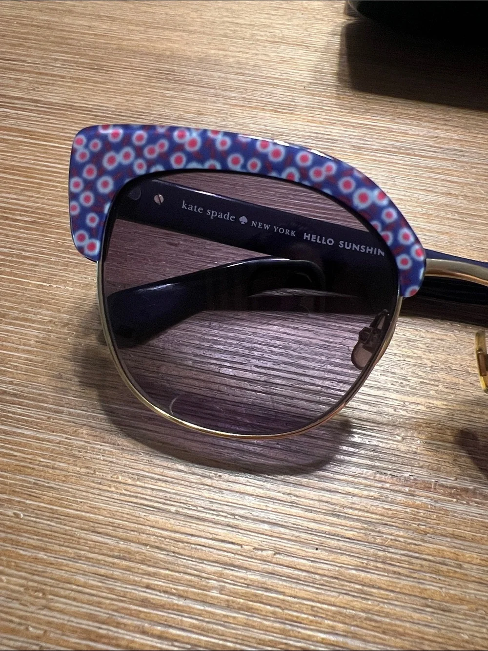 kate spade floral cat-eye sunglasses